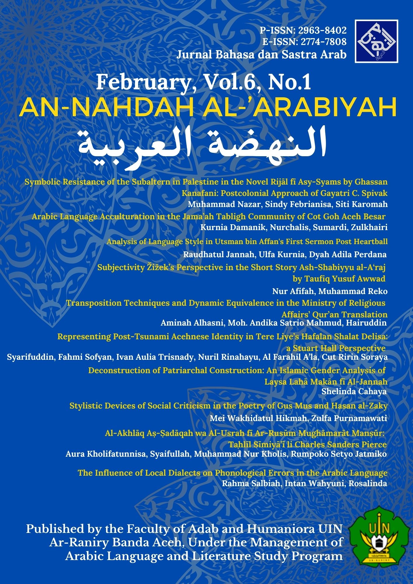 					View Vol. 6 No. 1 (2026)
				