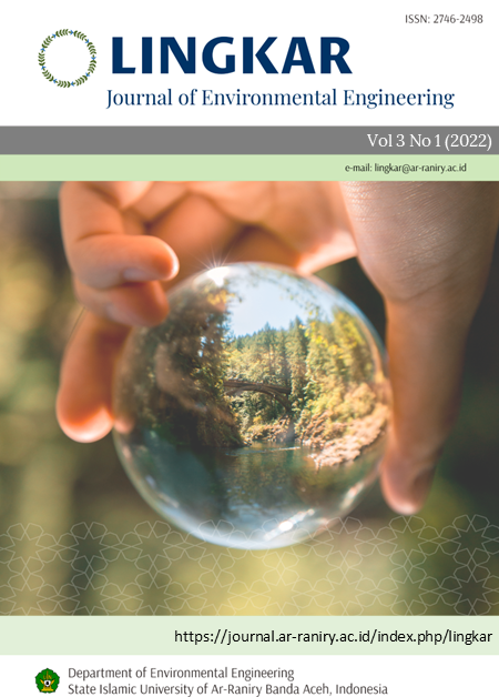 					View Vol. 3 No. 1 (2022): LINGKAR : Journal of Environmental Engineering
				
