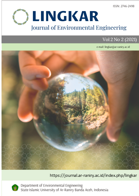 					View Vol. 2 No. 2 (2021): LINGKAR :  Journal of Environmental Engineering
				