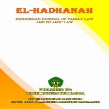 El-Hadhanah : Indonesian Journal Of Family Law And Islamic Law