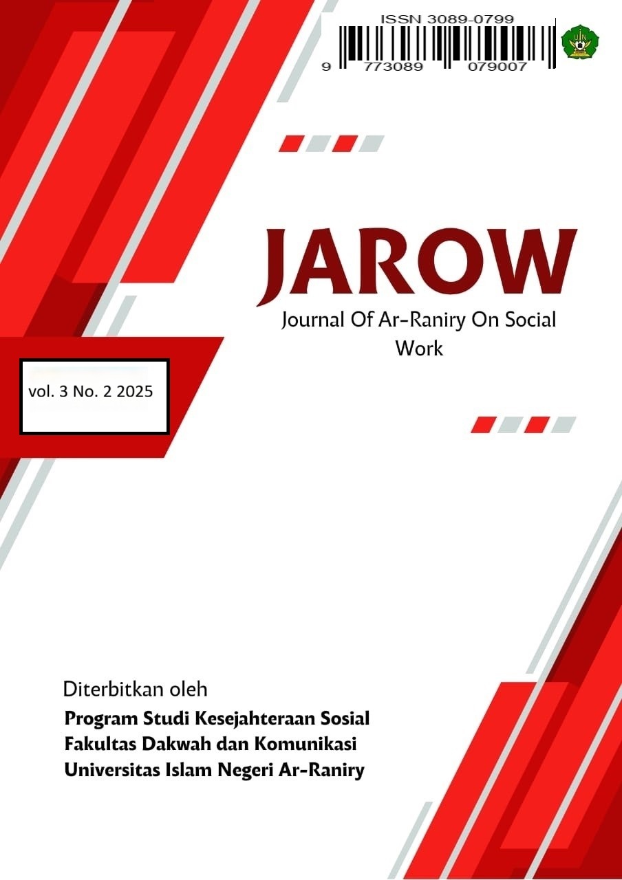 					View Vol. 3 No. 2 (2025): Journal of Ar-Raniry on Social Work
				