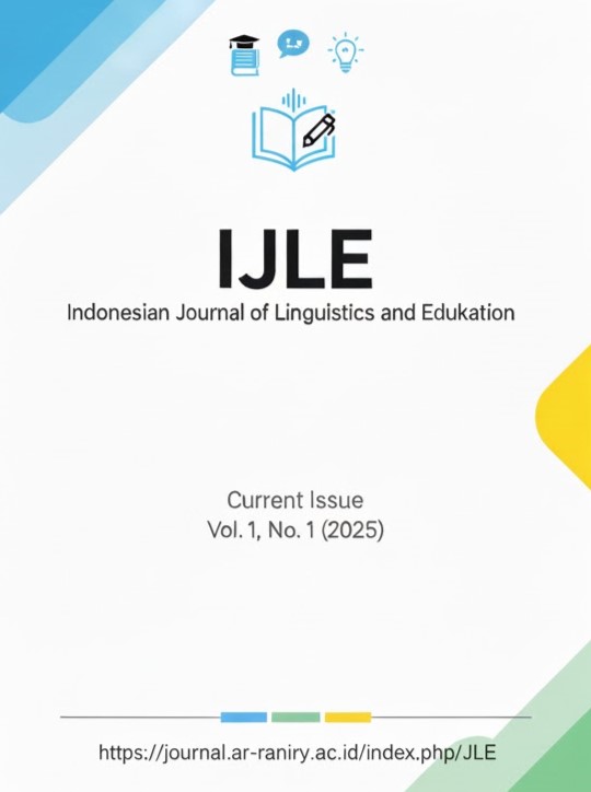IJLE: Indonesian Journal of Linguistics and Education