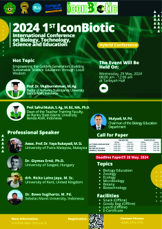 Proceeding International Conference on Biology, Technology, Science and Education 