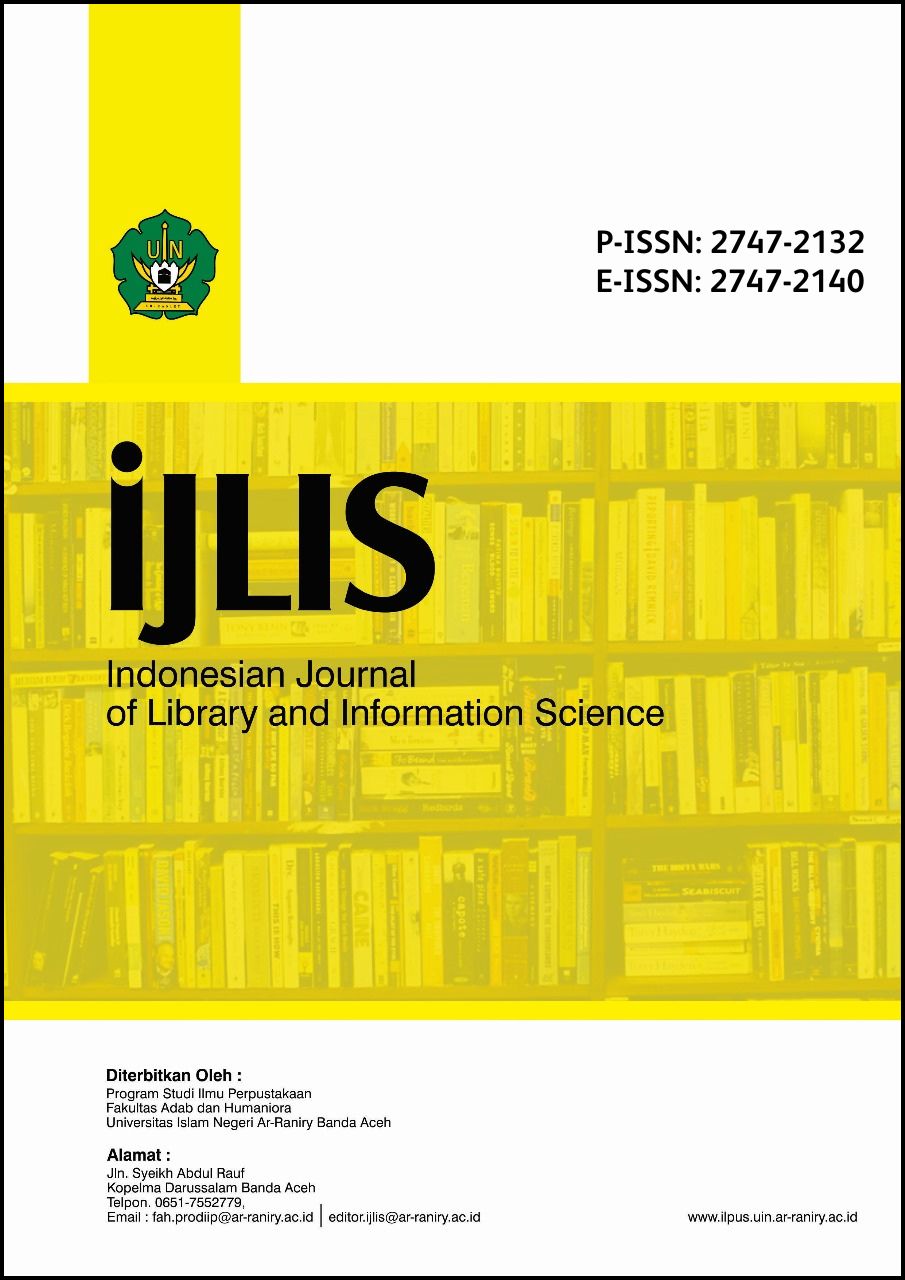 					View Vol. 7 No. 1 (2026): ​Indonesian Journal of Library and Information Science
				