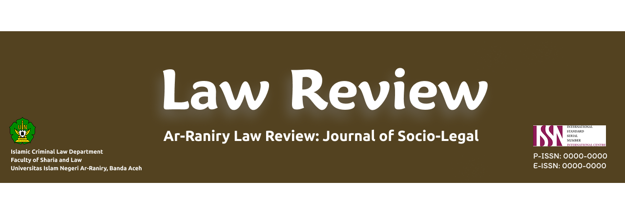 Ar-Raniry Law Review